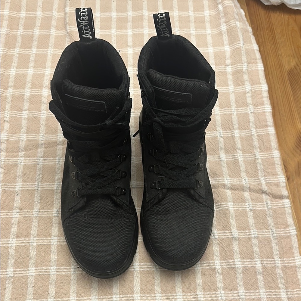 Black High-Top Sneakers